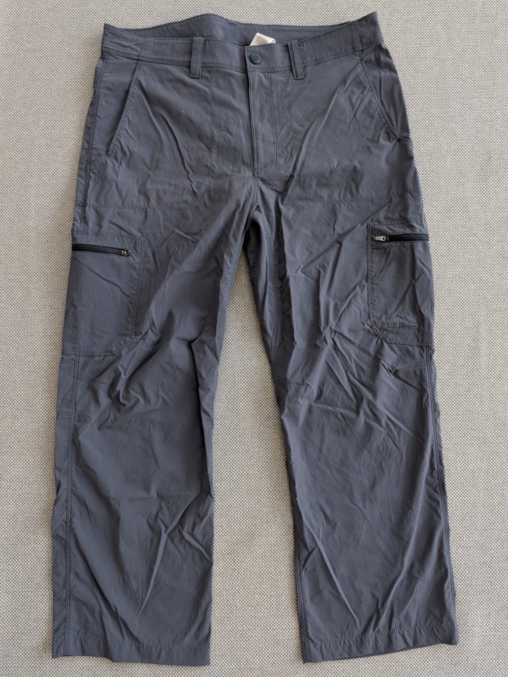 L.L. Bean Men's Dark Gray Cargo Pants